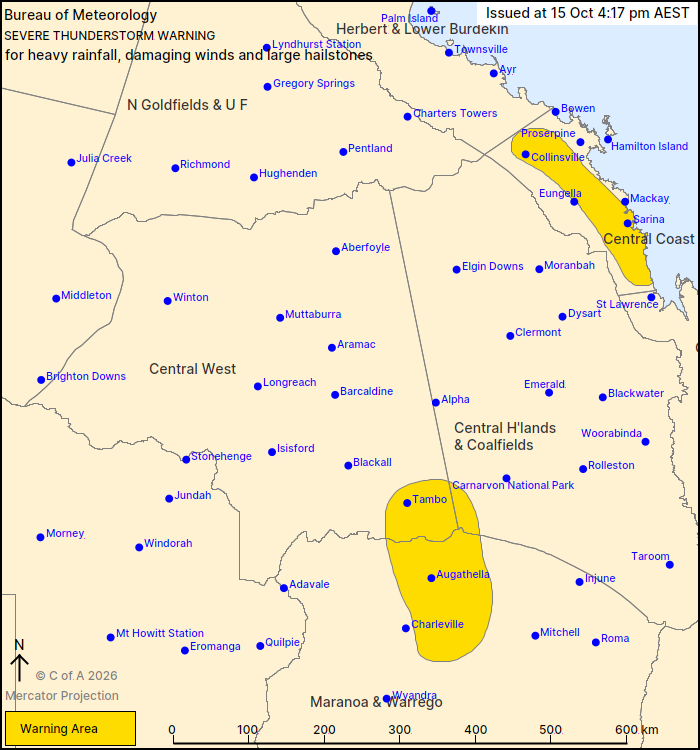 Warning Map
